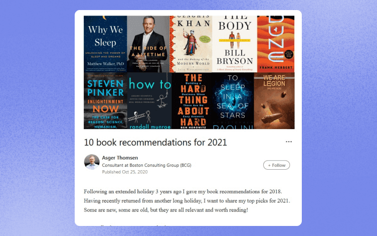 Give A Recommendation