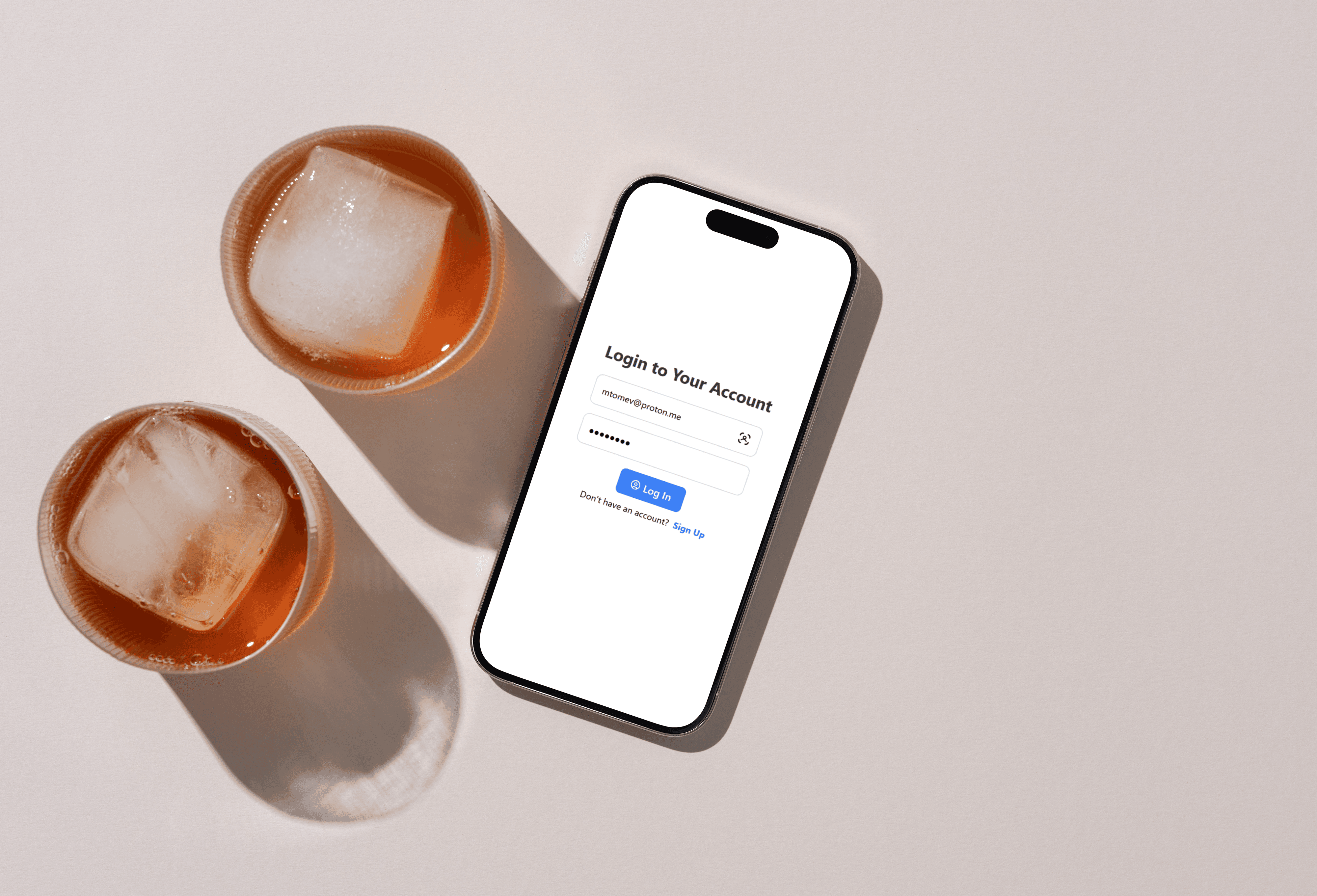 Banking App on a phone