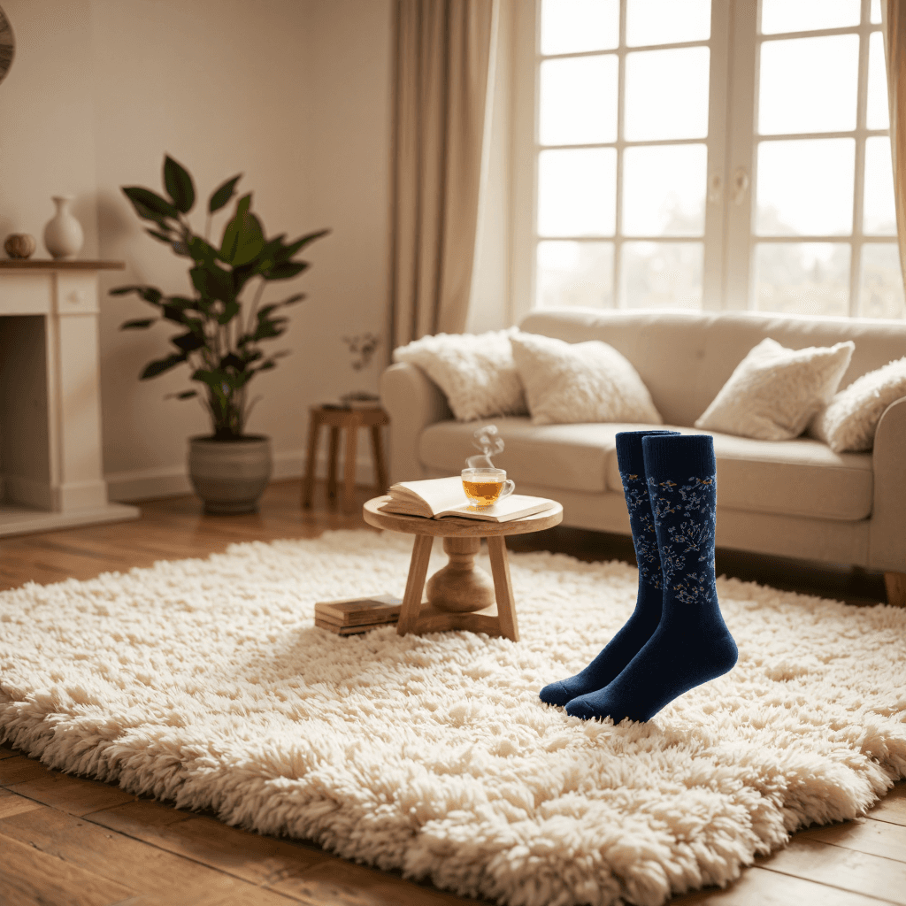 product photography of socks