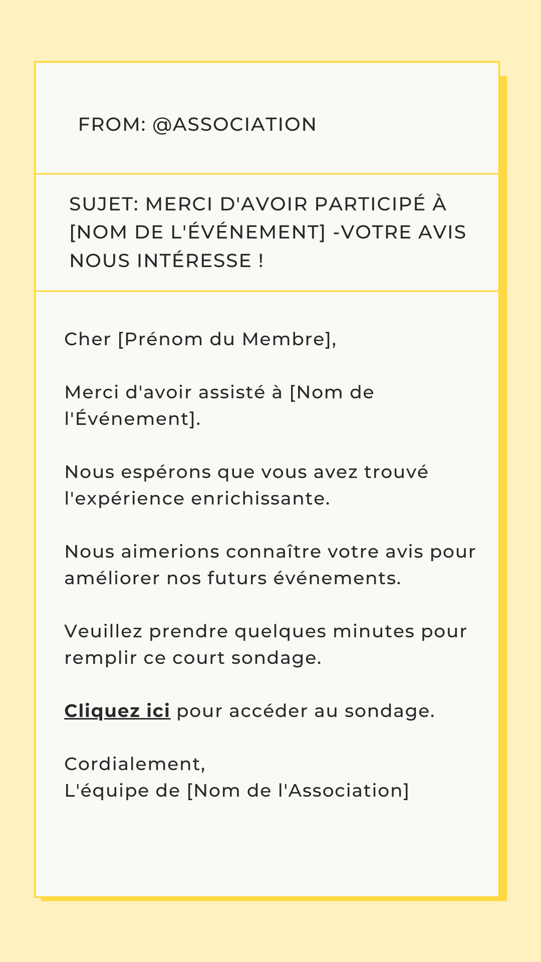 modèle d'email réussi, exemple mail association, email association, emailing réussi association, réussir ses emailing associatif , email associatif, 