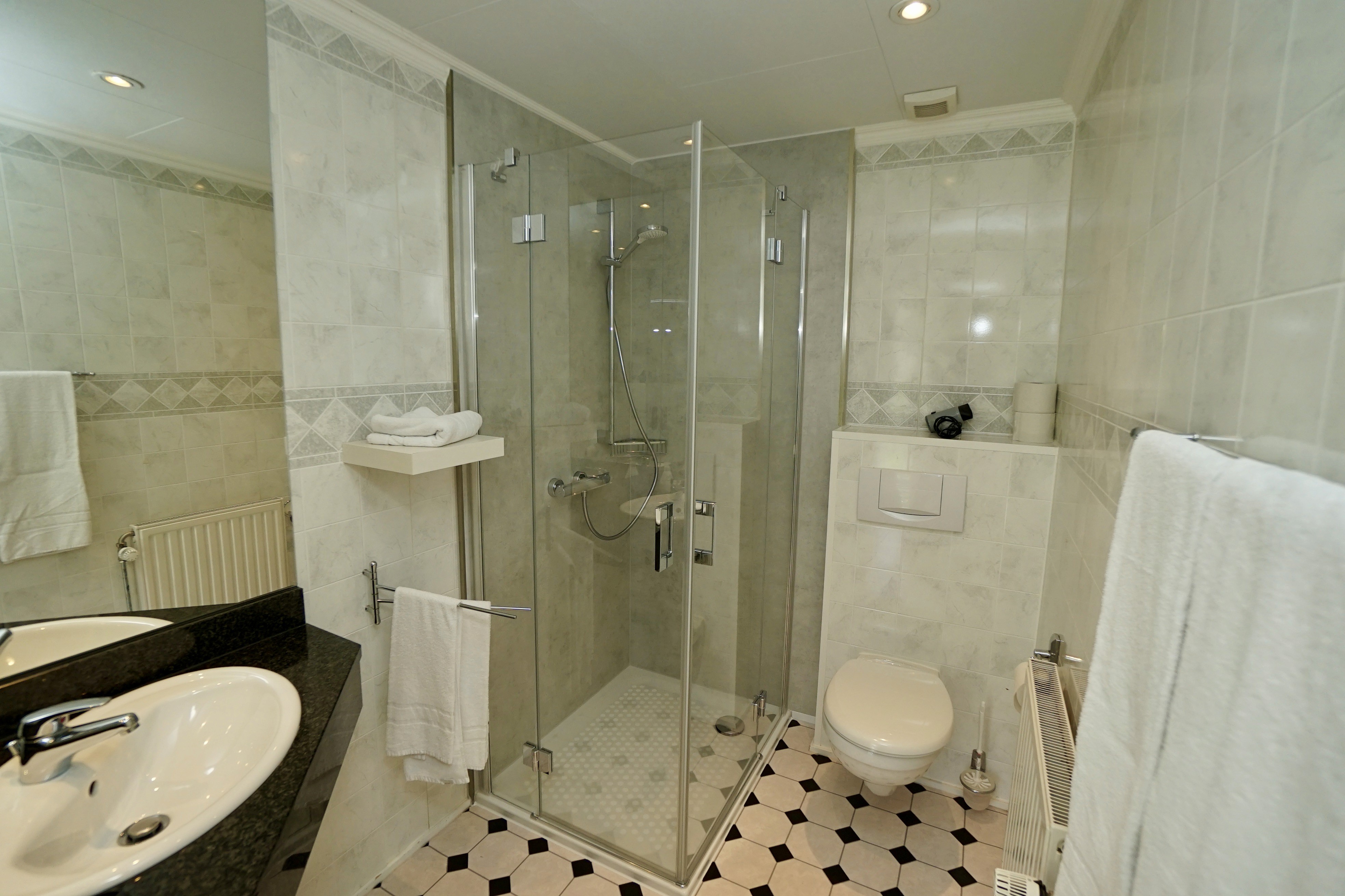 Bathroom with shower and toilet