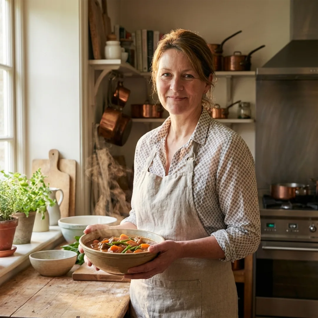 AI photography cooking sequence showing food preparation in four steps, cinematic lighting, commercial food photography, high-end campaign visuals 2/4