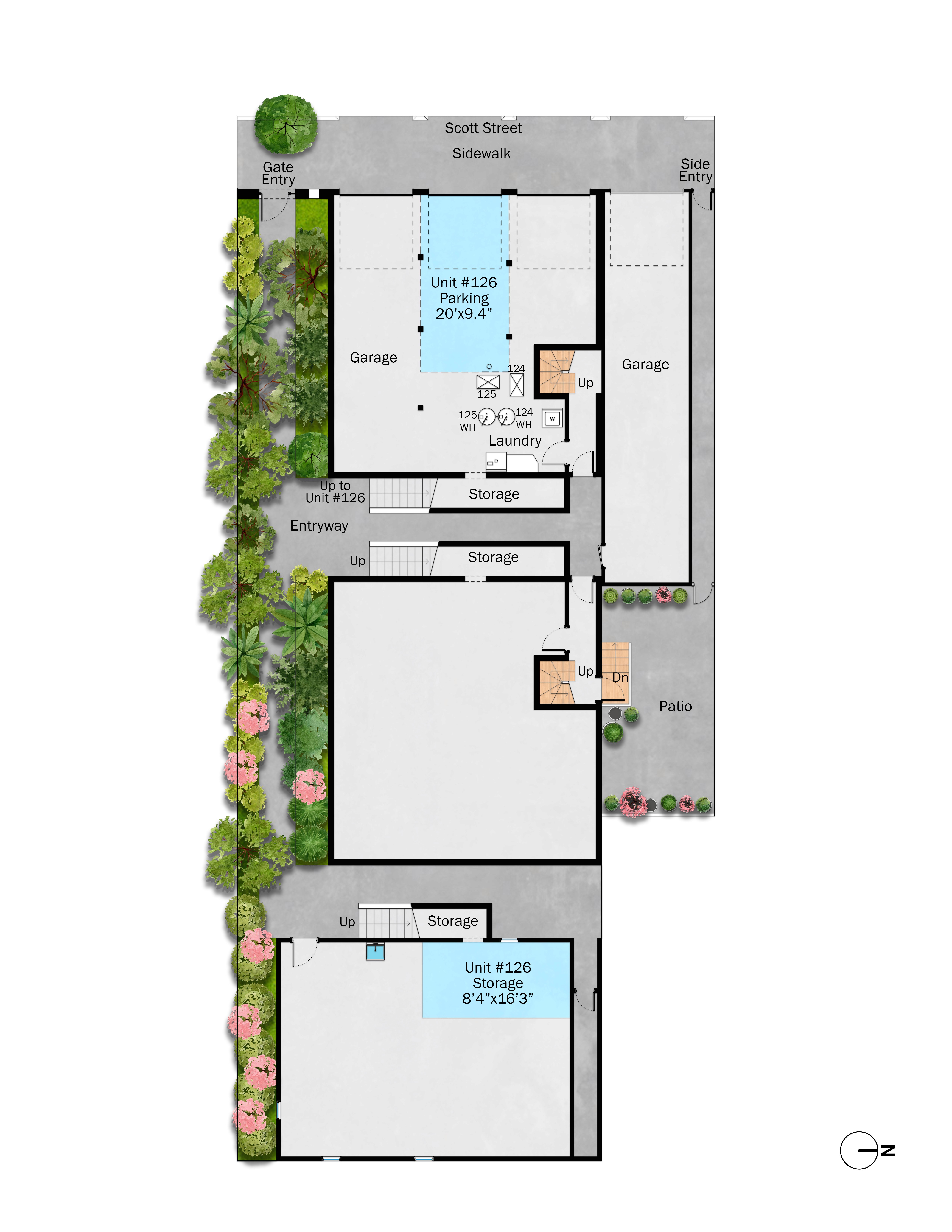 Scott Street Site and Floor Plans