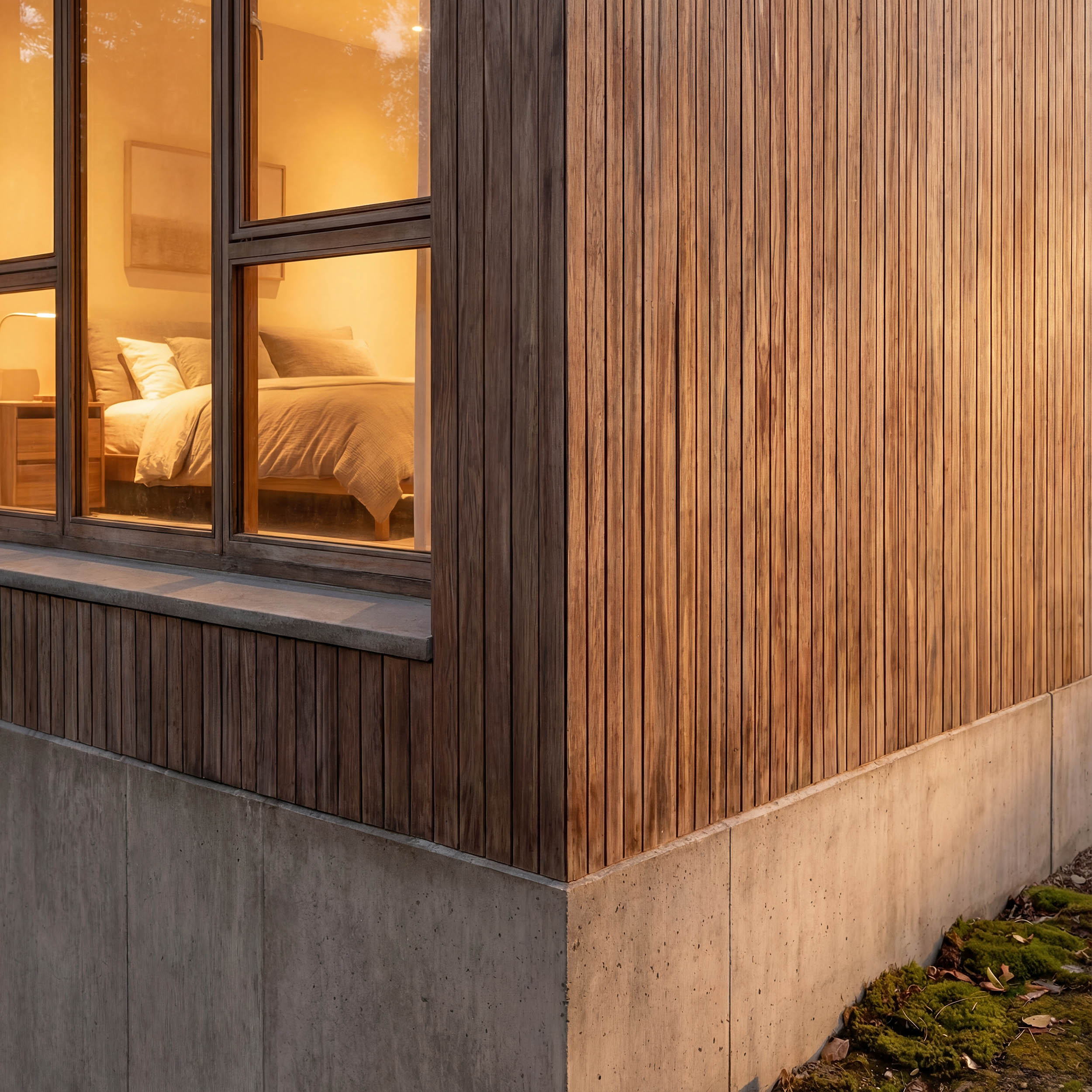 Workshop made of bright wood