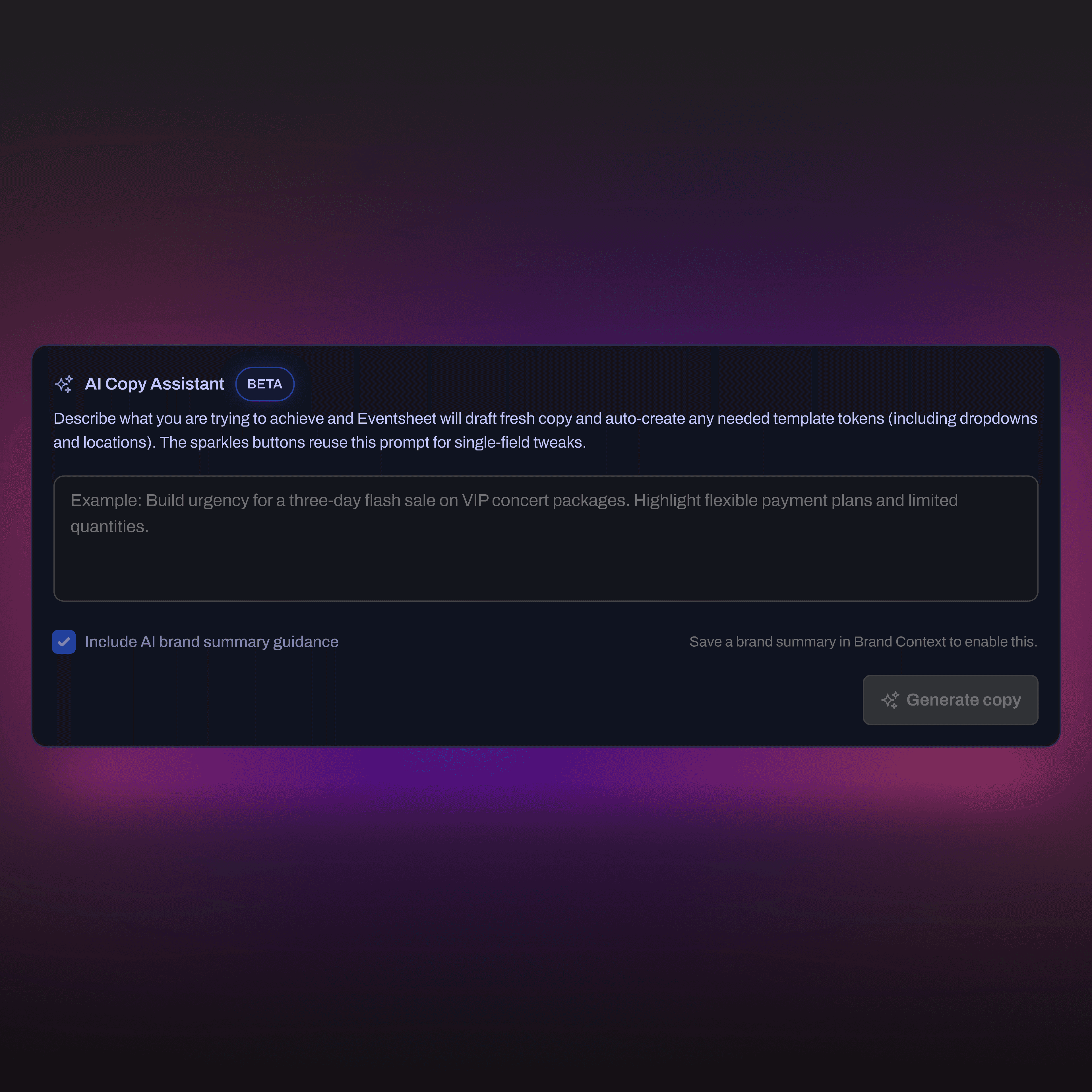 Eventsheet Automation