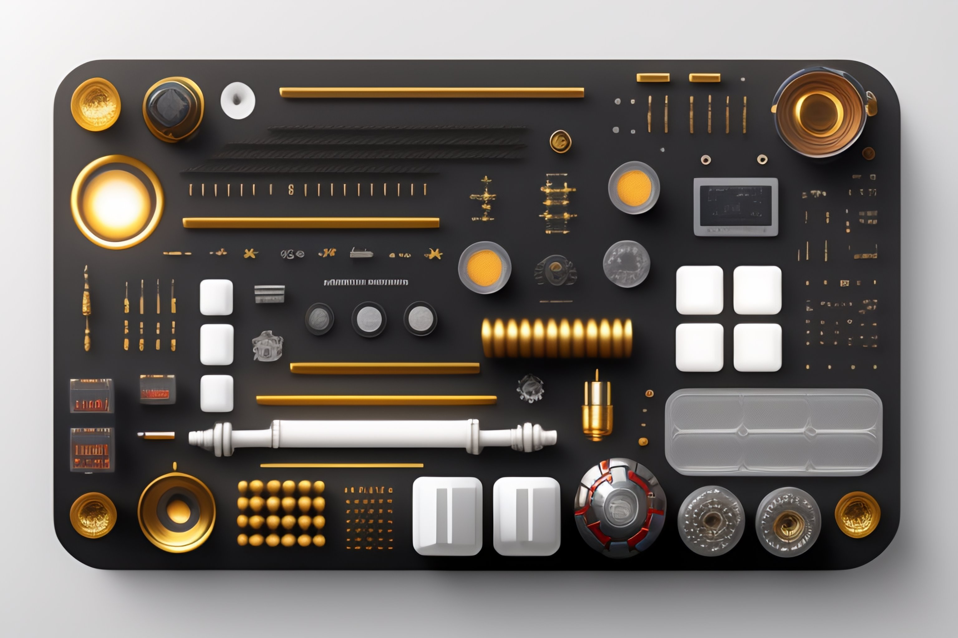 Tuner board for instrumental AI composition