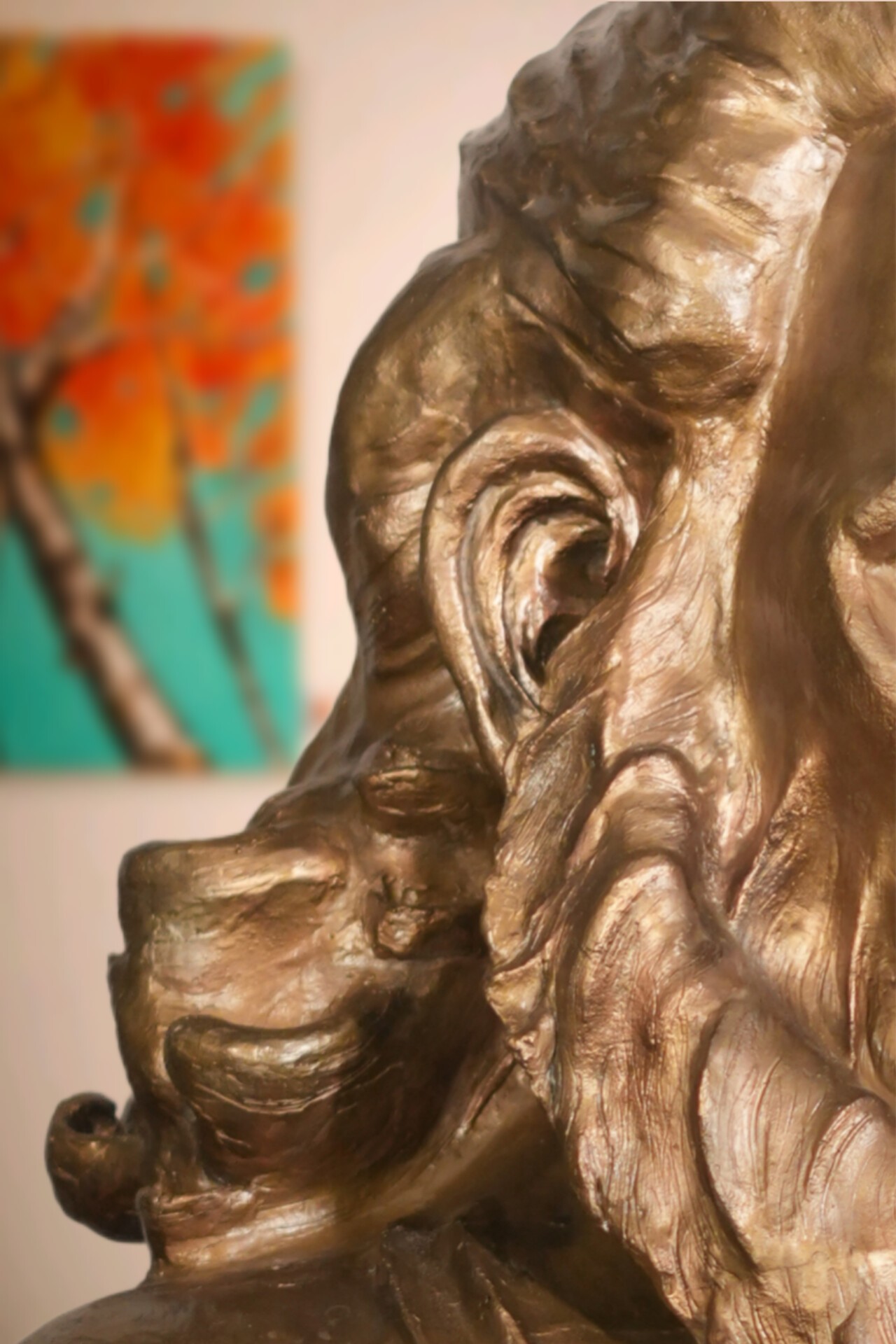 Bronze sculpture of Lord Shri Hanuma Ji