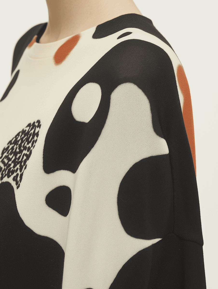 abstract shapes onn shirt