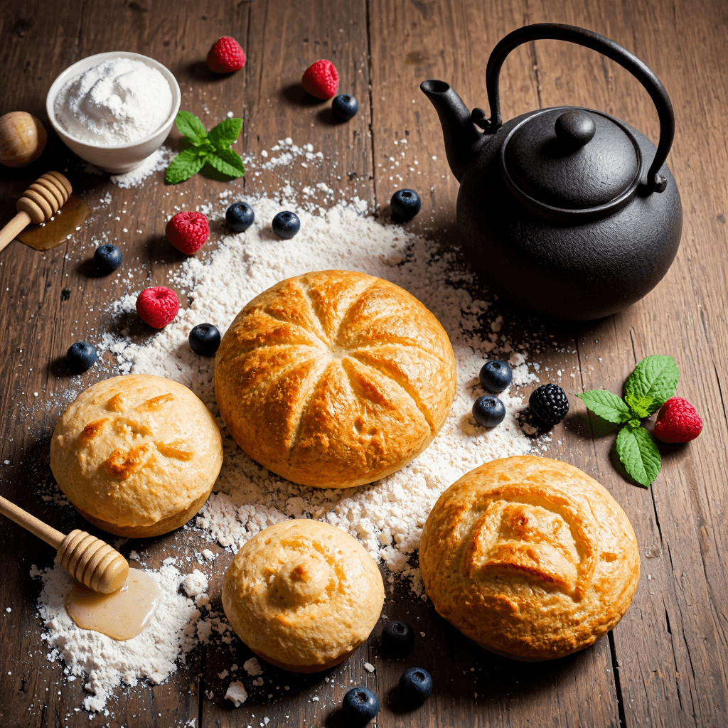 product photography of Gourmet baked goods