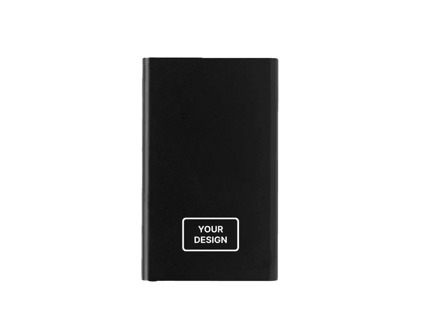 Customizeable black powerbank