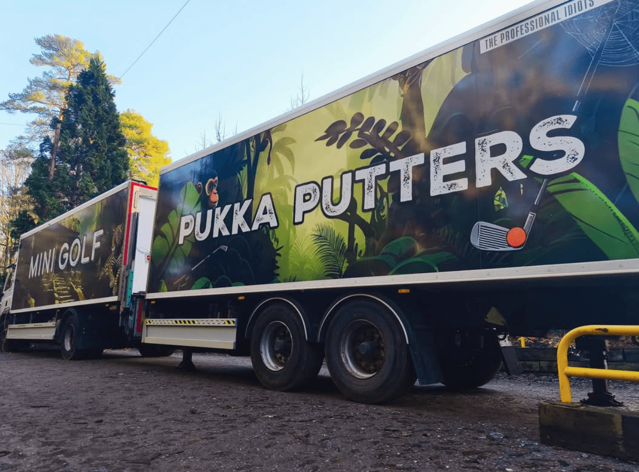 Two men celebrating on stage