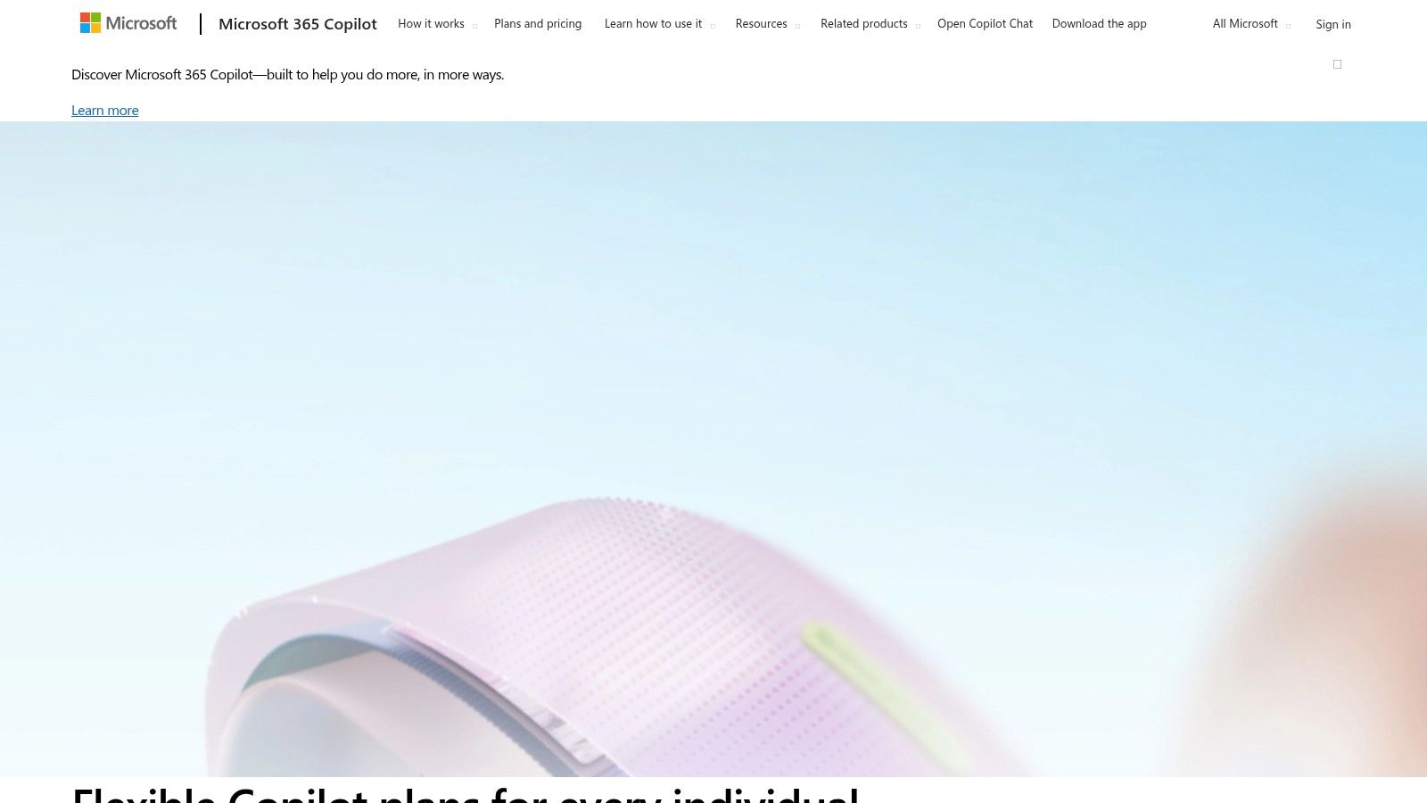 Microsoft — Copilot for Individuals