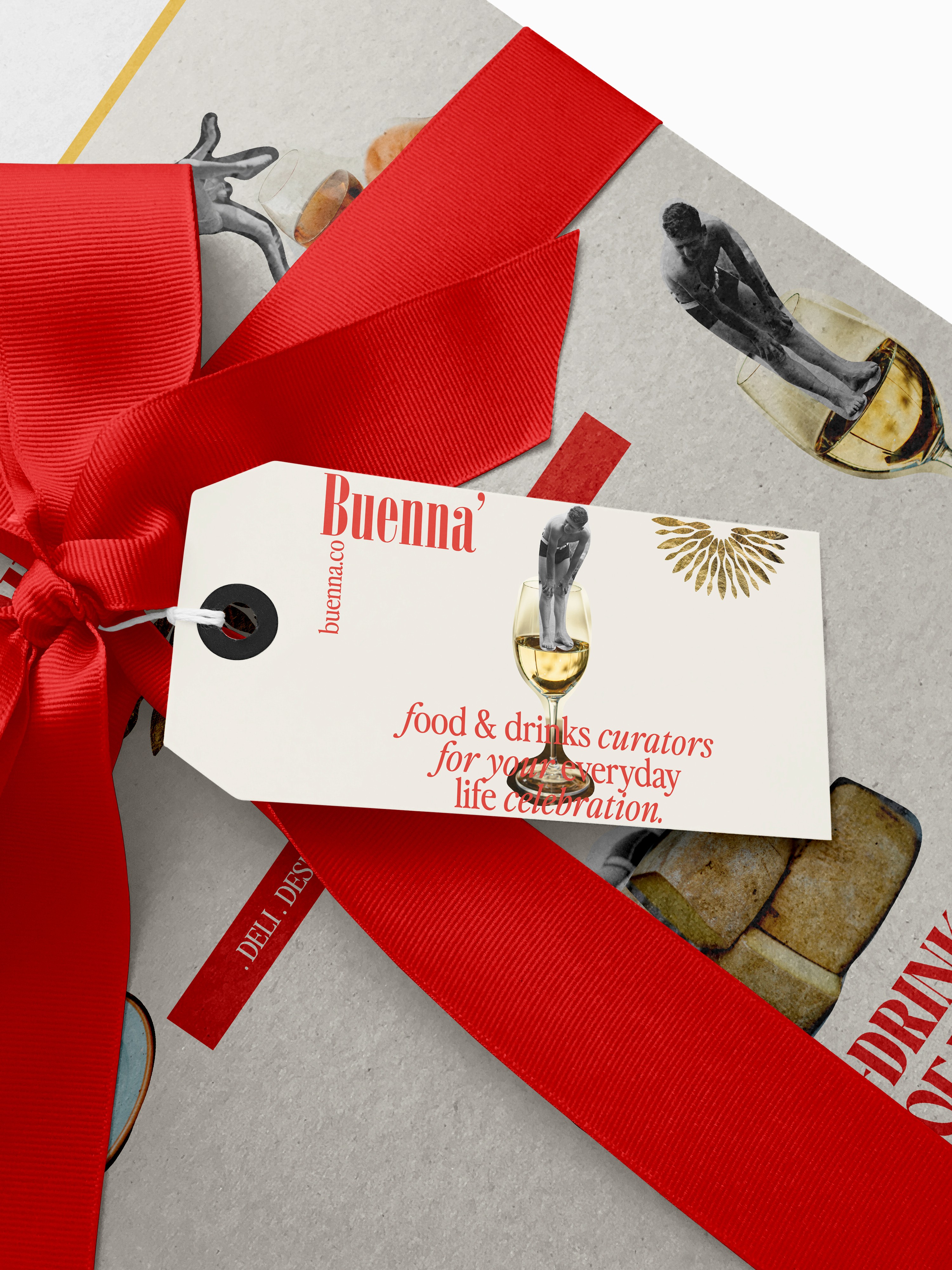 woman siting with coffie in her hand and the young men is standing looking at the camera