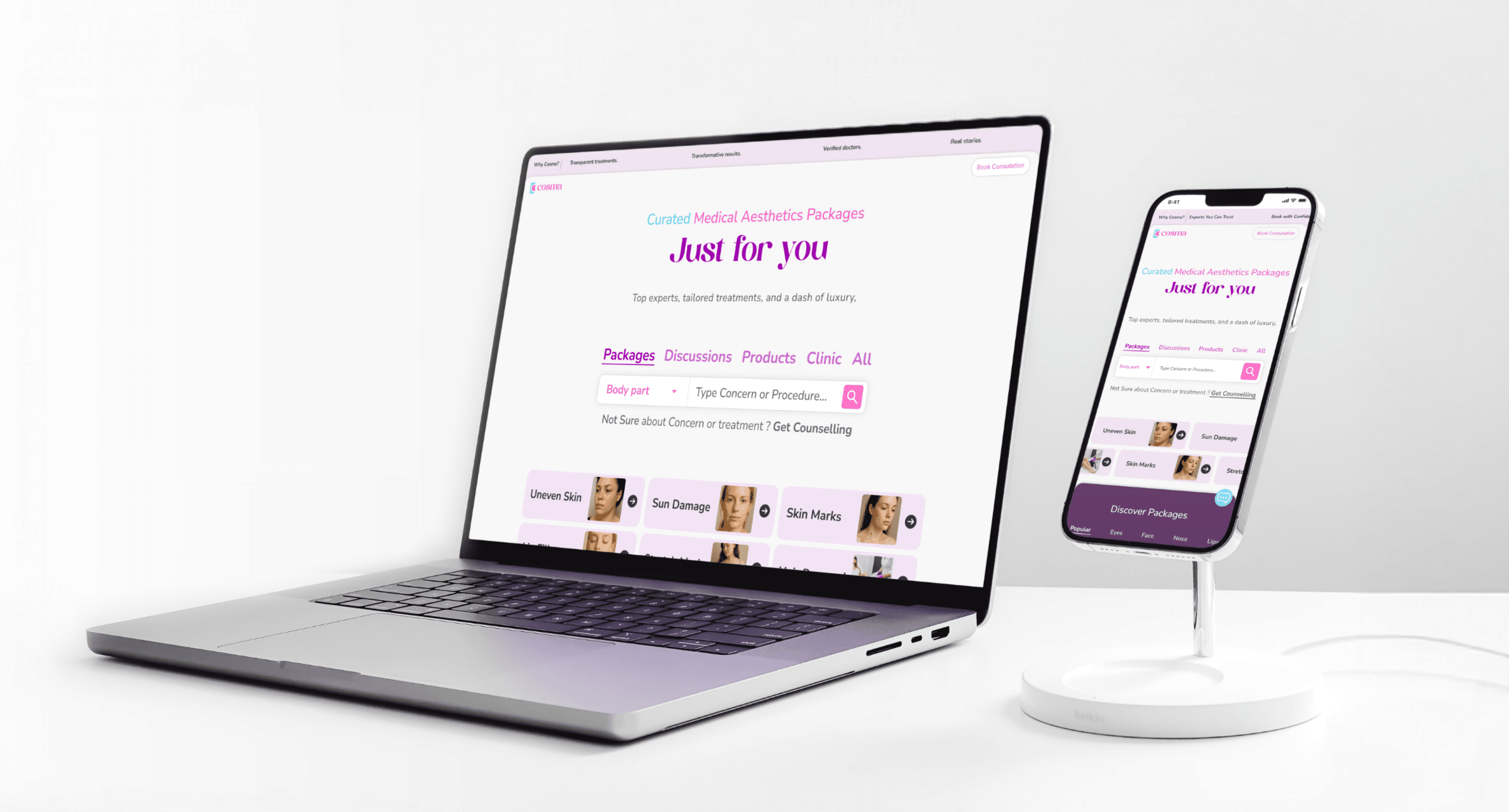 Vaibhav Joshi Designs | Cosma Responsive Website Design | UI/UX/CX 