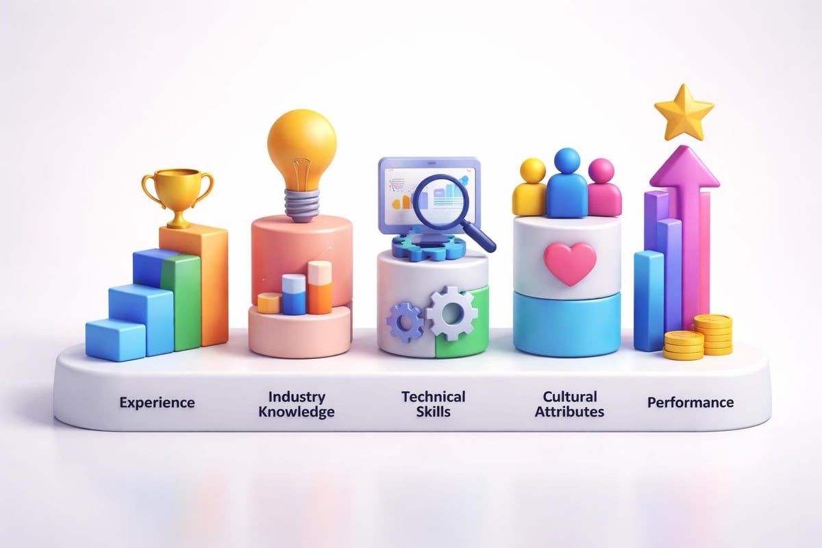 Sales role requirements matrix