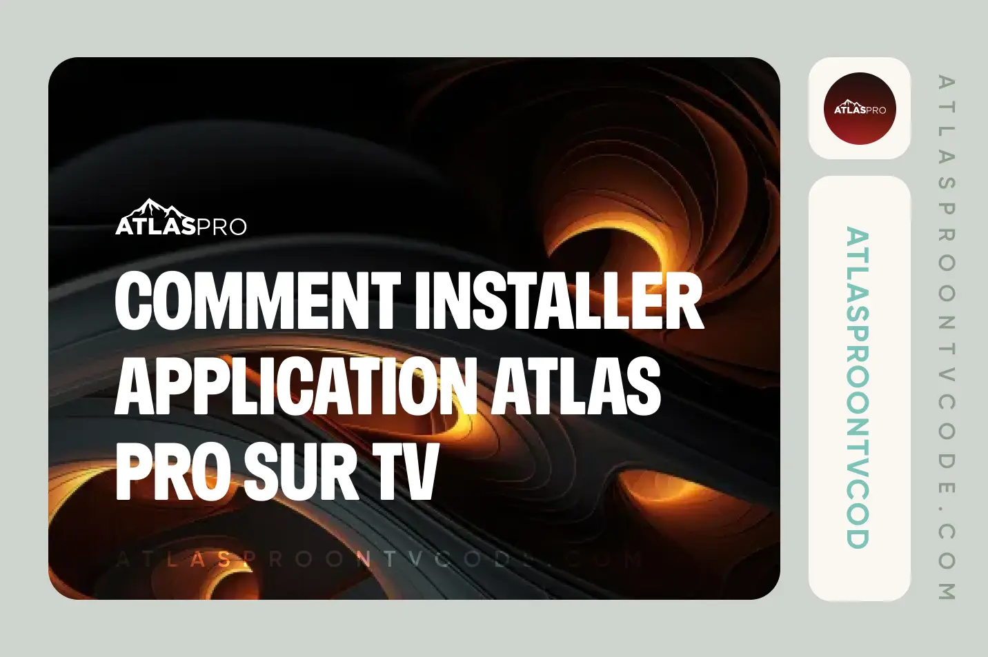 Comment installer application Atlas pro ontv sur tv