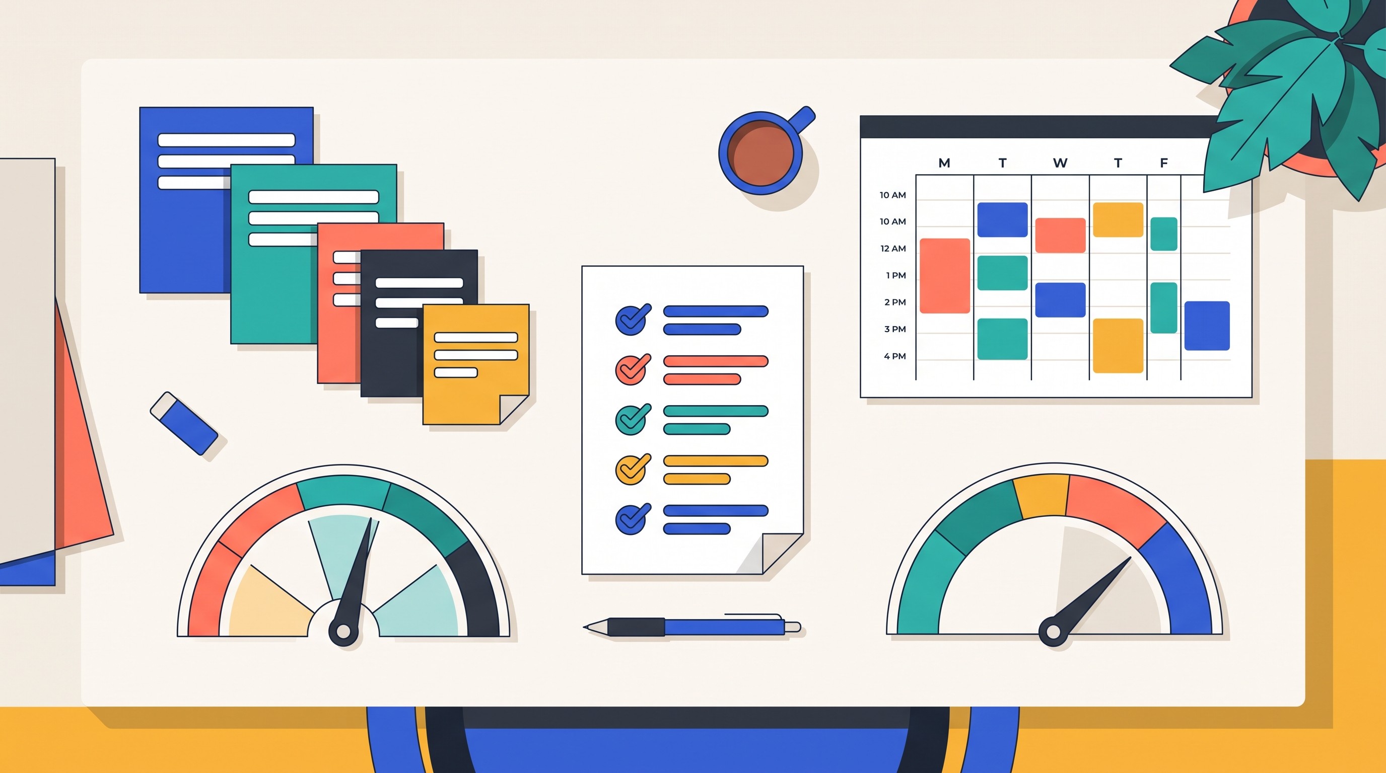 Weekly planning review template with priorities and capacity