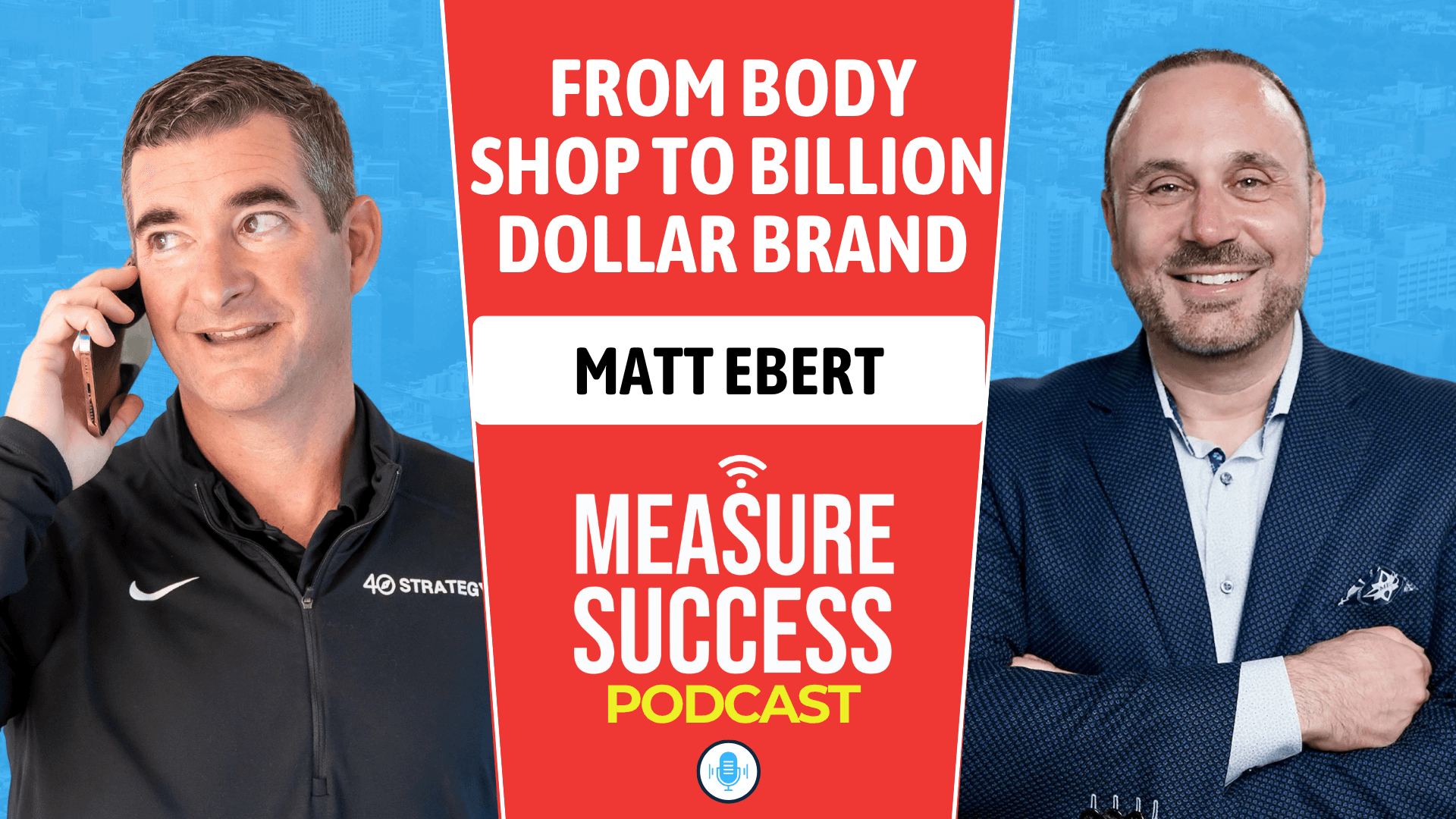 Three colleagues smiling and chatting together in a studio setting.