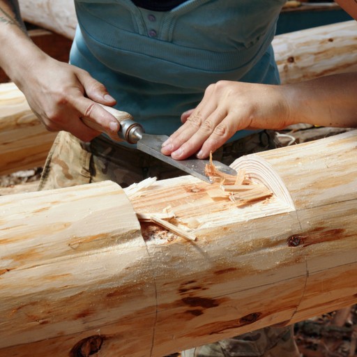 A man in a yellow hard hat is sanding a piece of wood with a power sander.