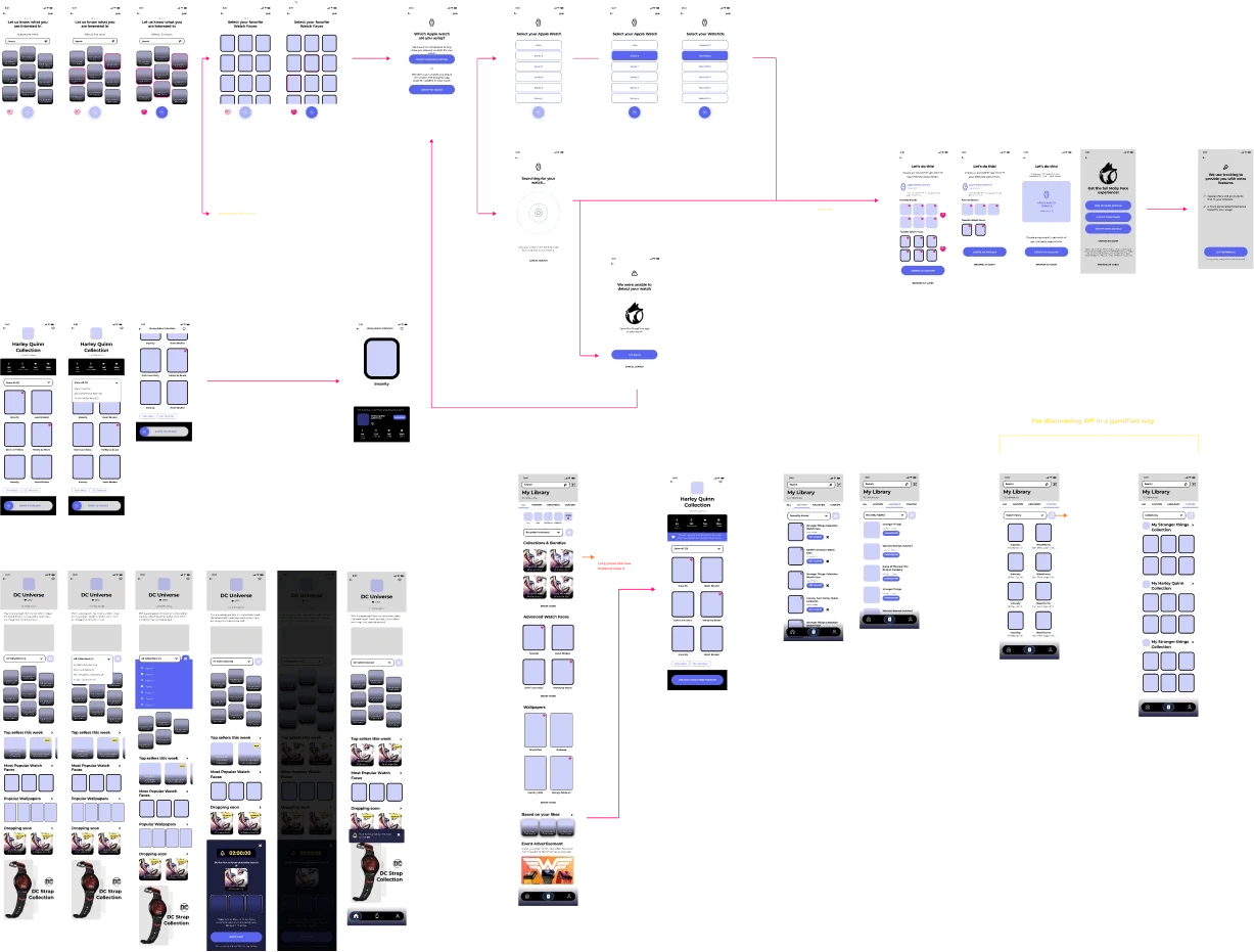 Leila Mobyfox Wireframe App