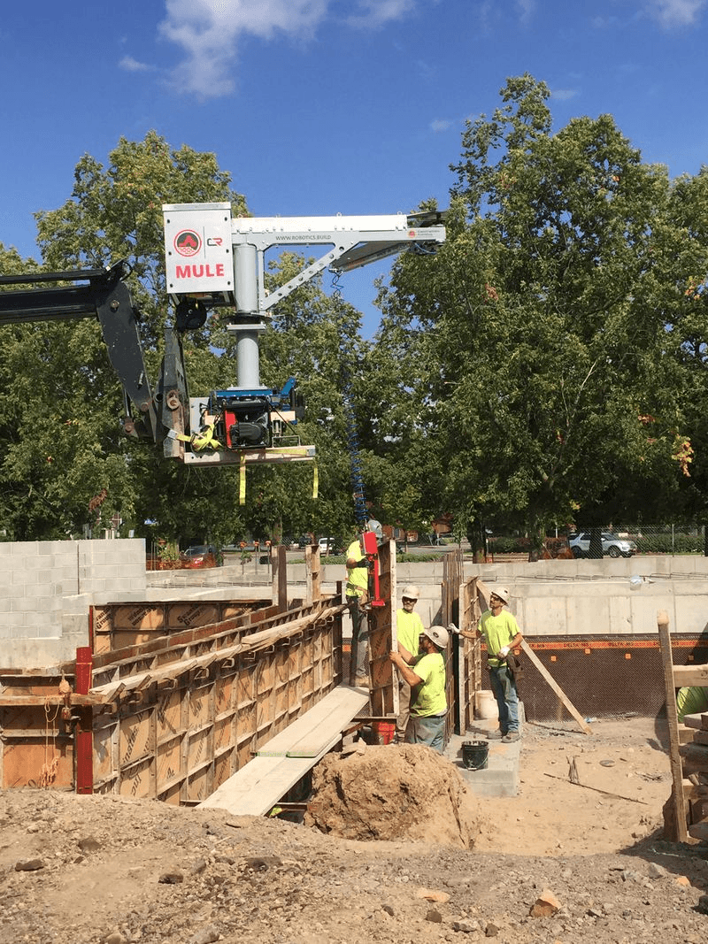 Concrete & Precast — Mule MZ100 application