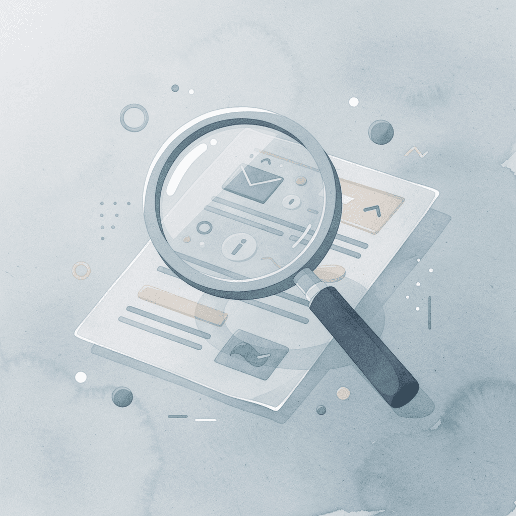 Magnifying glass examining personal interests for authentic t-shirt design - 70th Birthday Party Ideas