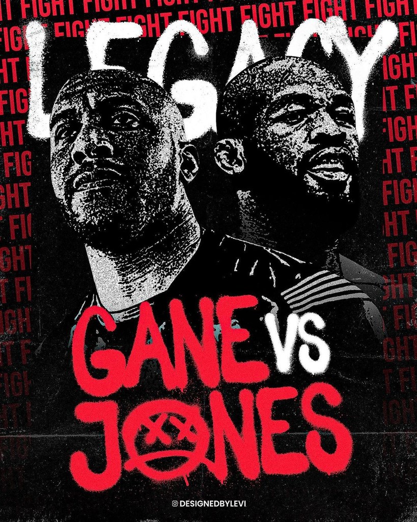 Gane vs Jones poster