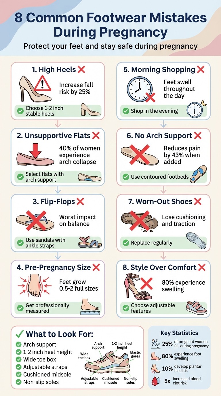 8 Common Footwear Mistakes to Avoid During Pregnancy