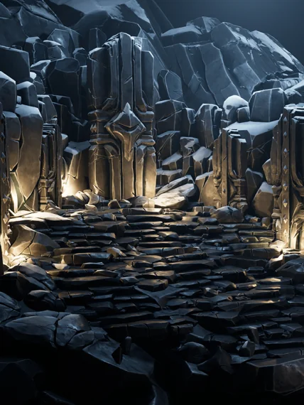 Stylized Ruins Environment