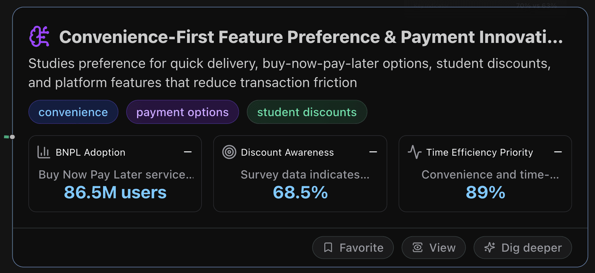 Convenience-First Feature Preference & Payment Innovation Adoption