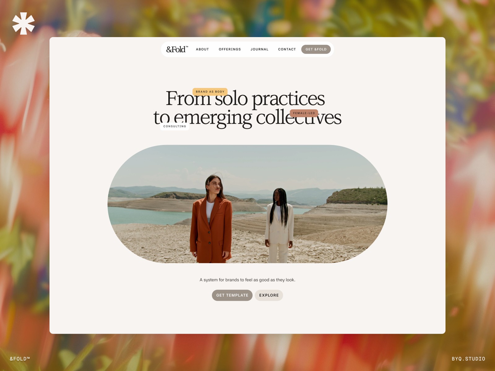 &Fold™ template preview