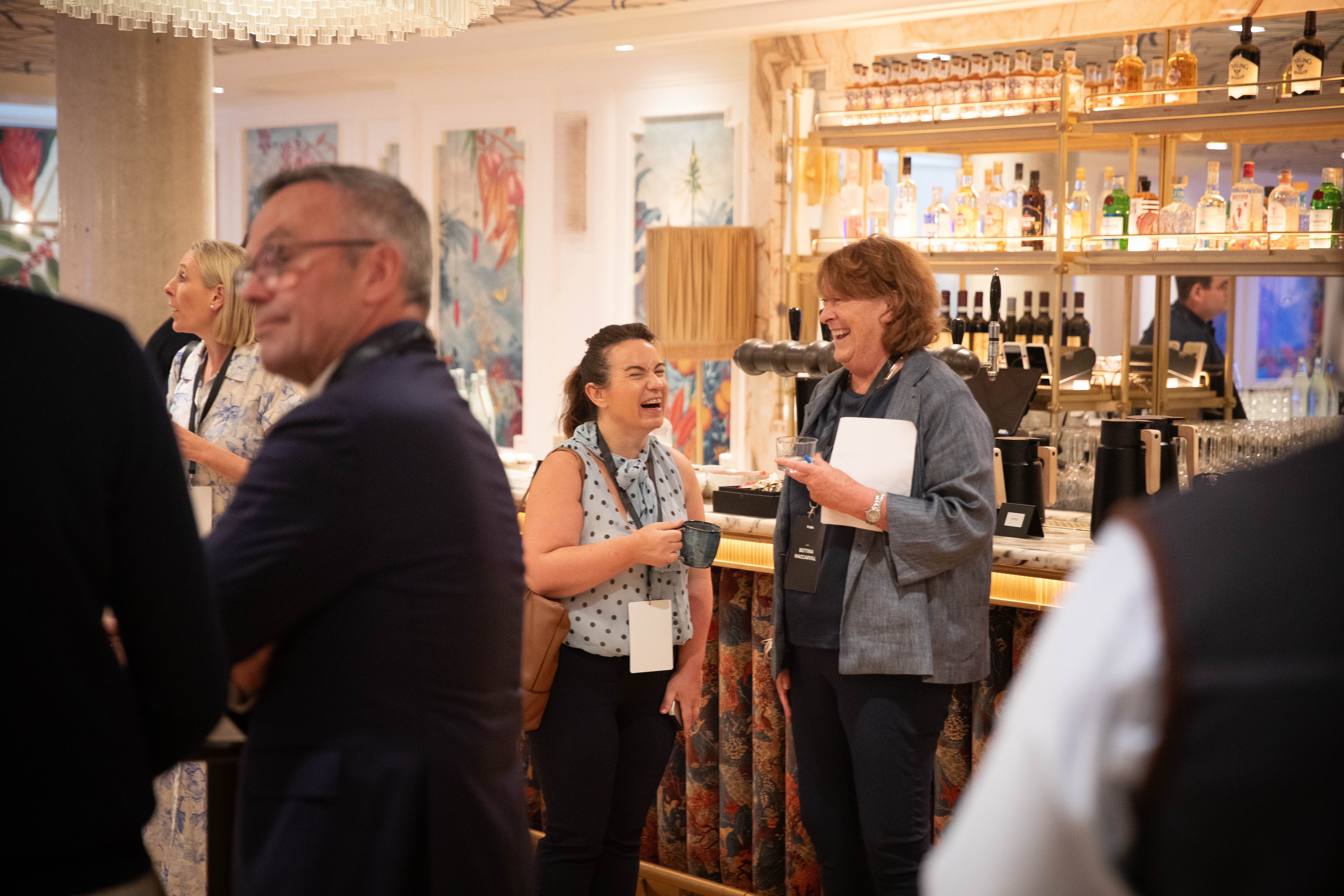 Guests arriving at the first in-person Talio event at The Leinster