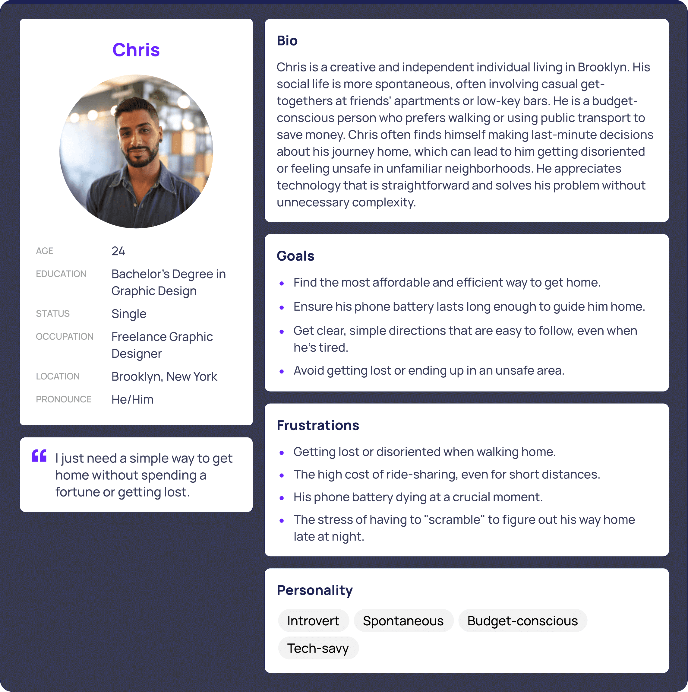 User Persona 2 - Chris