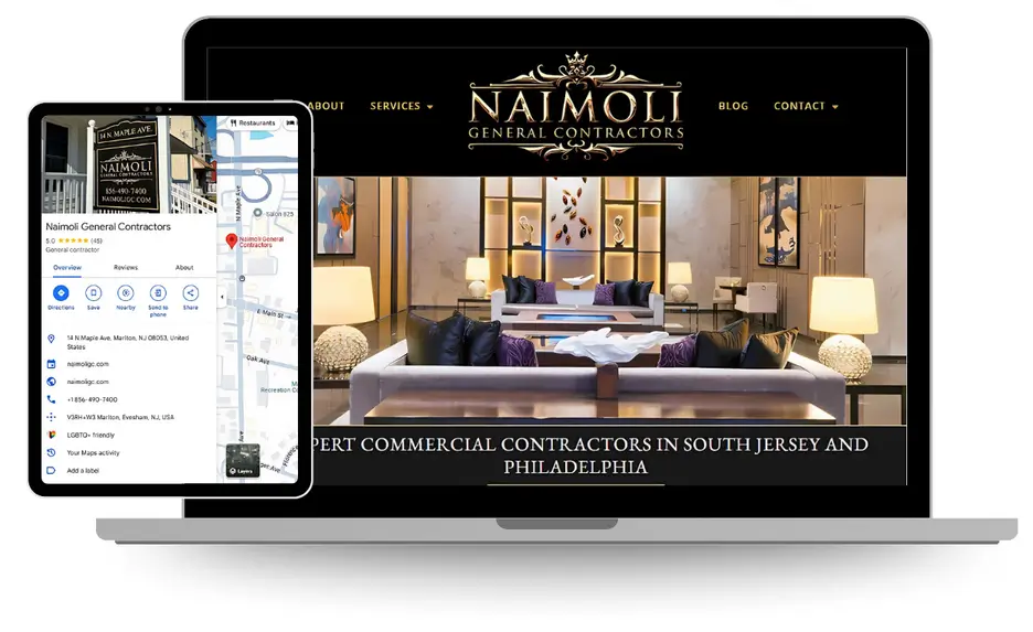 Naimoli General Contractors website and GMB.