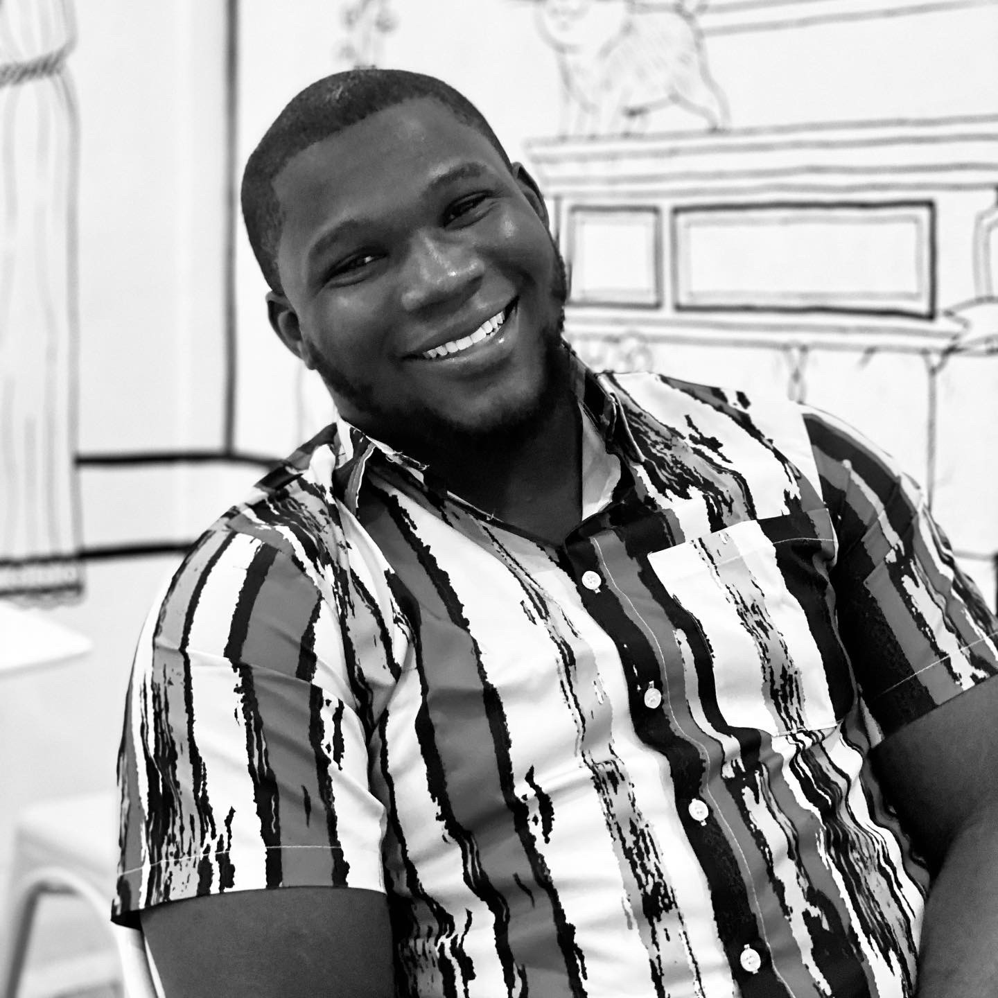 Portrait of portfolio creator – front view