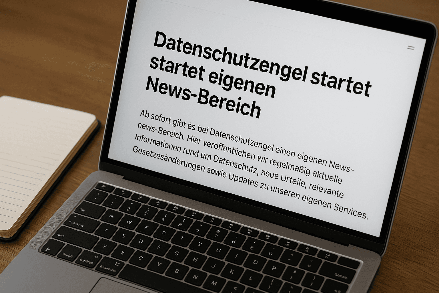 Ein nachdenklicher Mann mittleren Alters sitzt im Büro vor einem Computer und schaut besorgt auf seinen geöffneten E-Mail-Posteingang, auf dem ein rotes Warnsymbol für neue Nachrichten angezeigt wird.