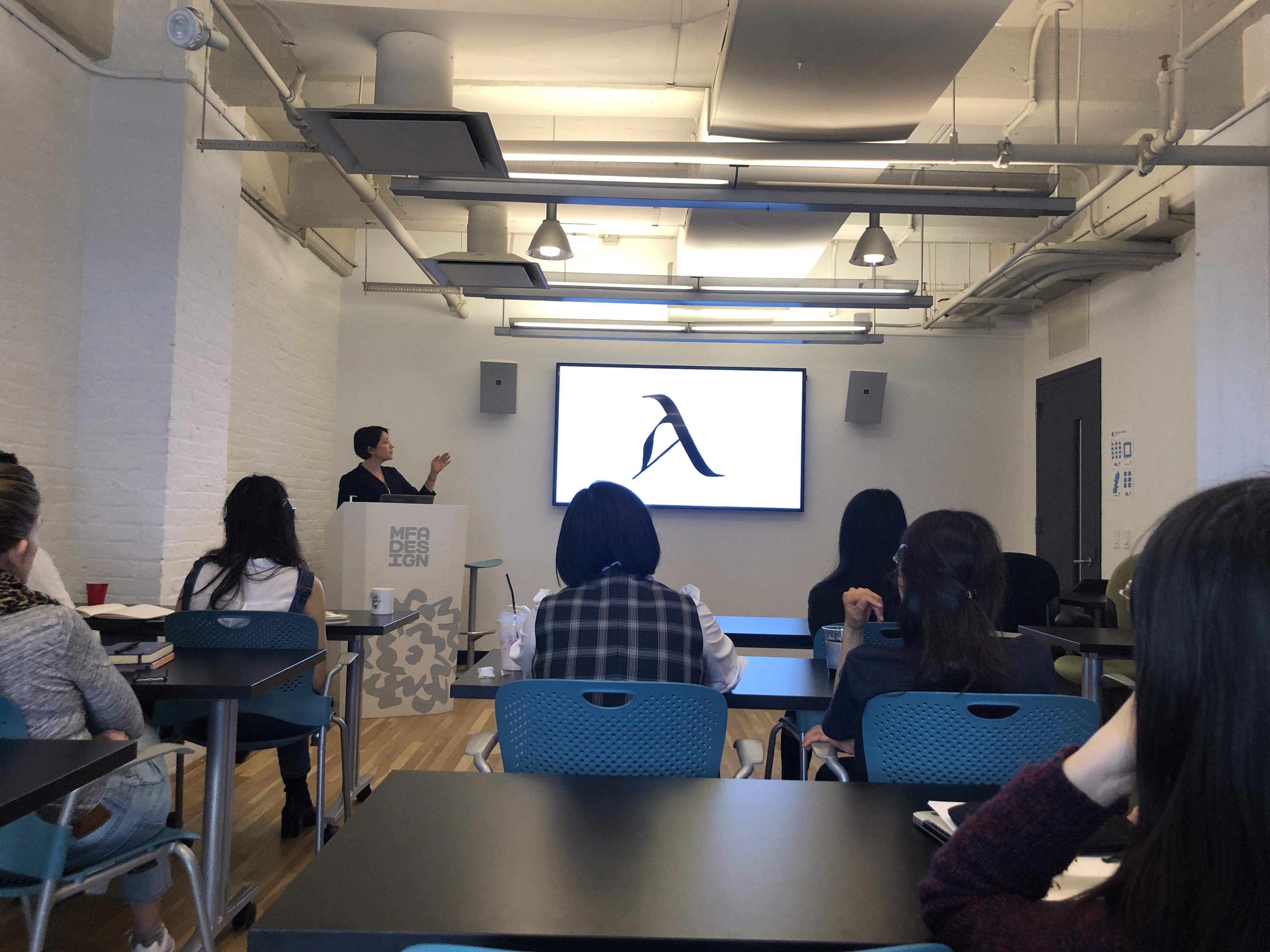 Maya Kopytman's guest lecture showing slides