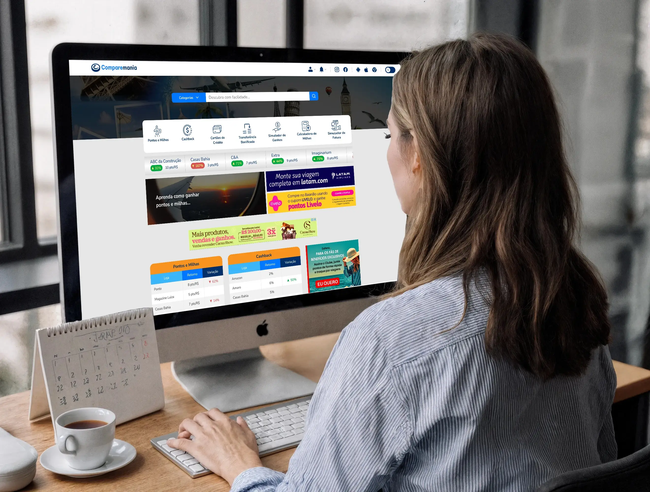Mobile dashboard interface displayed on a smartphone floating against a dark background, showing key metrics, alerts, and activity summaries.