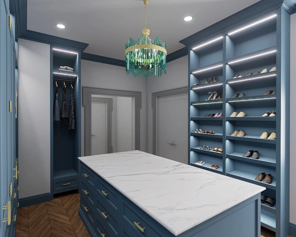 Master closet render