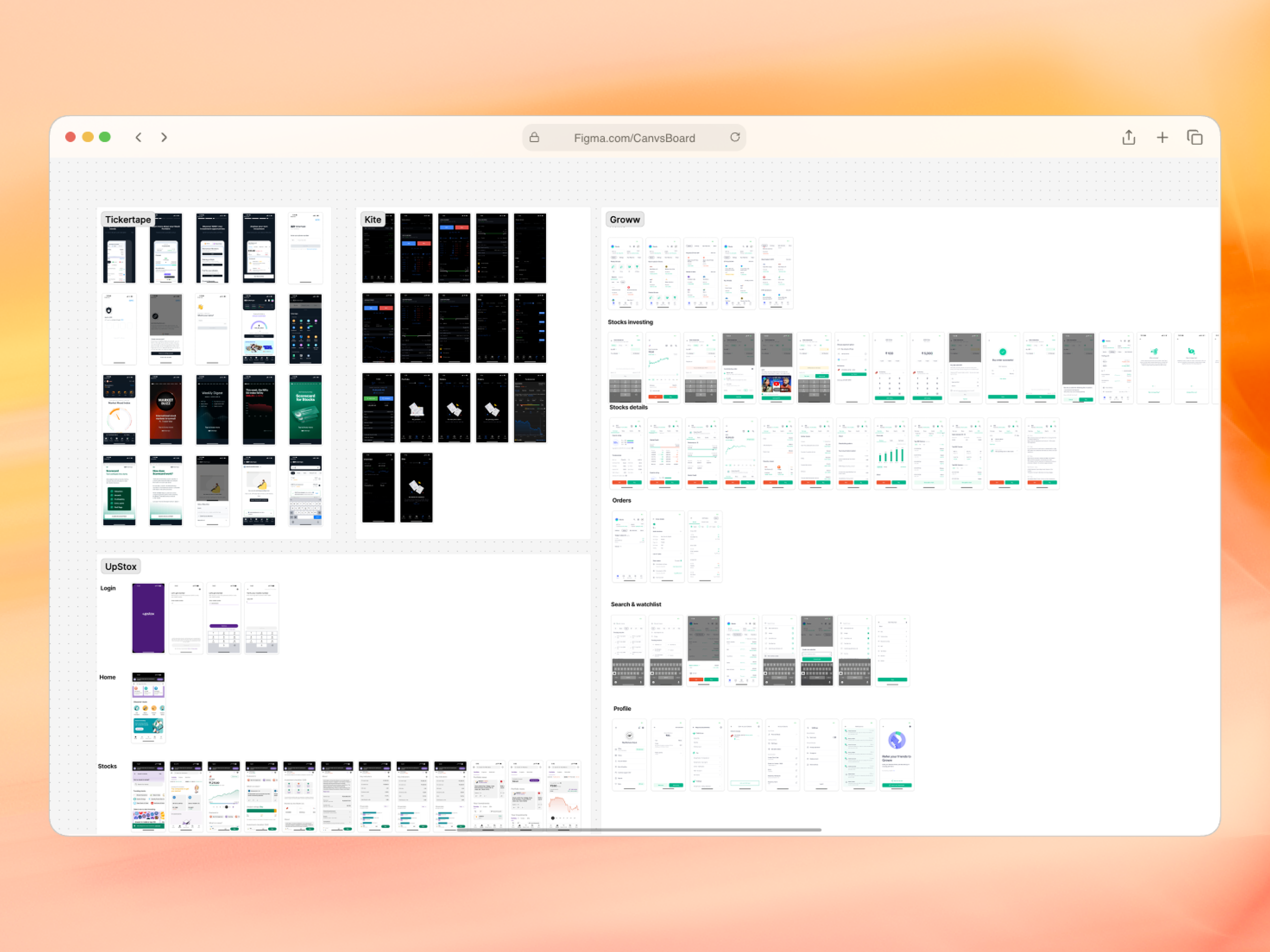 Documentation of the various requirements and inputs for a particular project