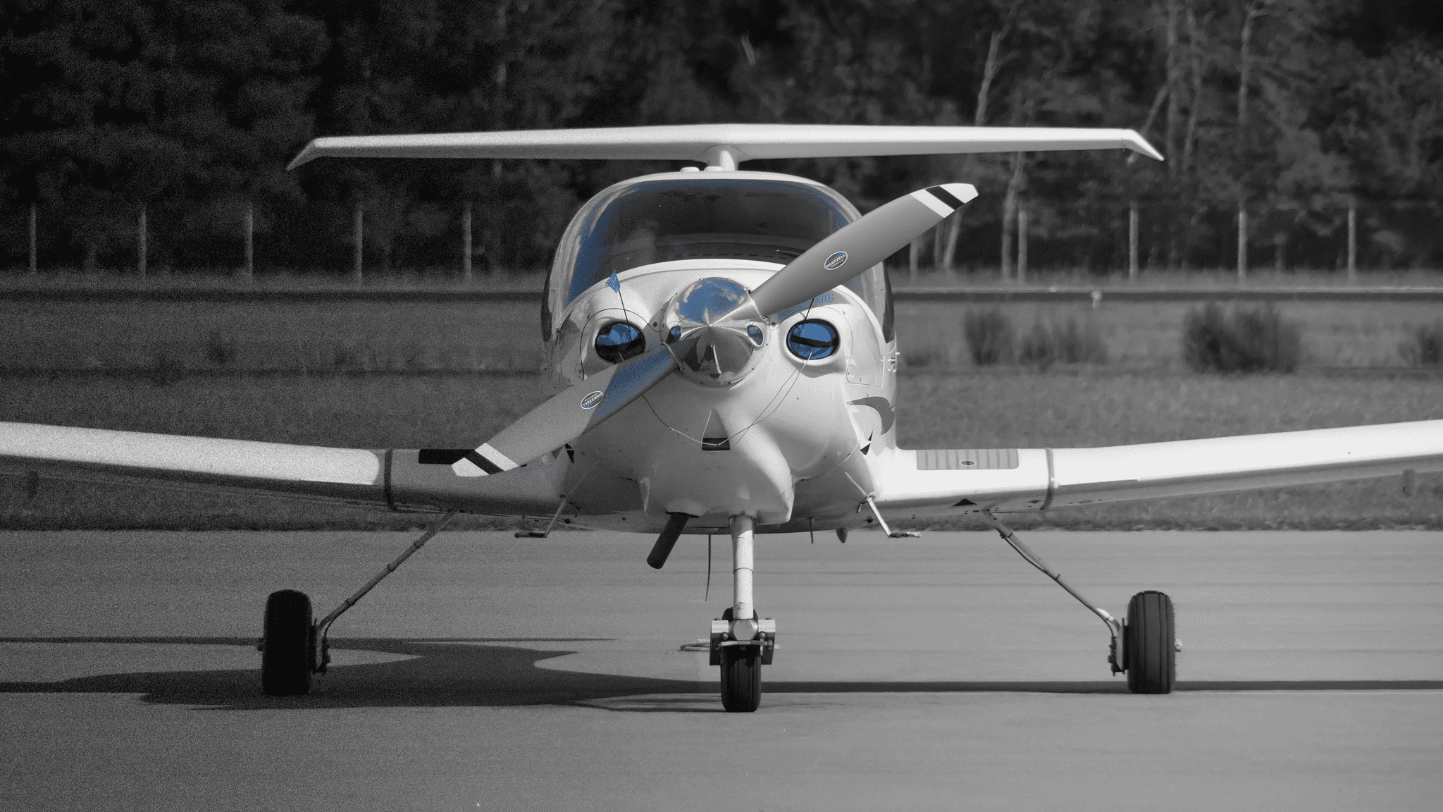 Diamond DA-40 aircraft with G1000 glass cockpit at Coeur d'Alene Airport Idaho