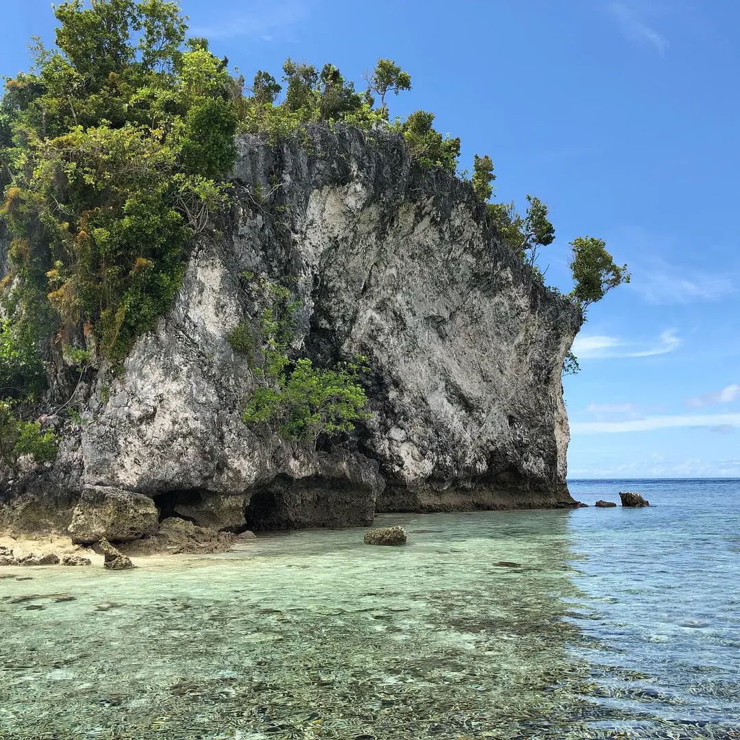 Rock formation near raja ampat west