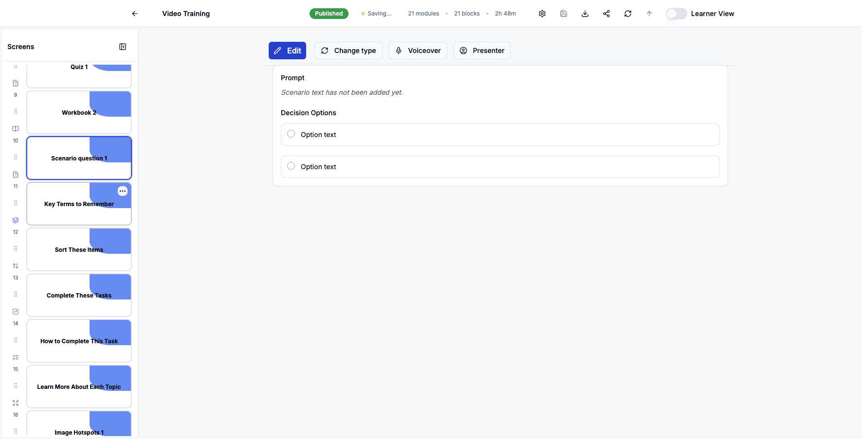 Click the Key Terms to Remember flip cards screen to edit these interactive vocabulary cards.