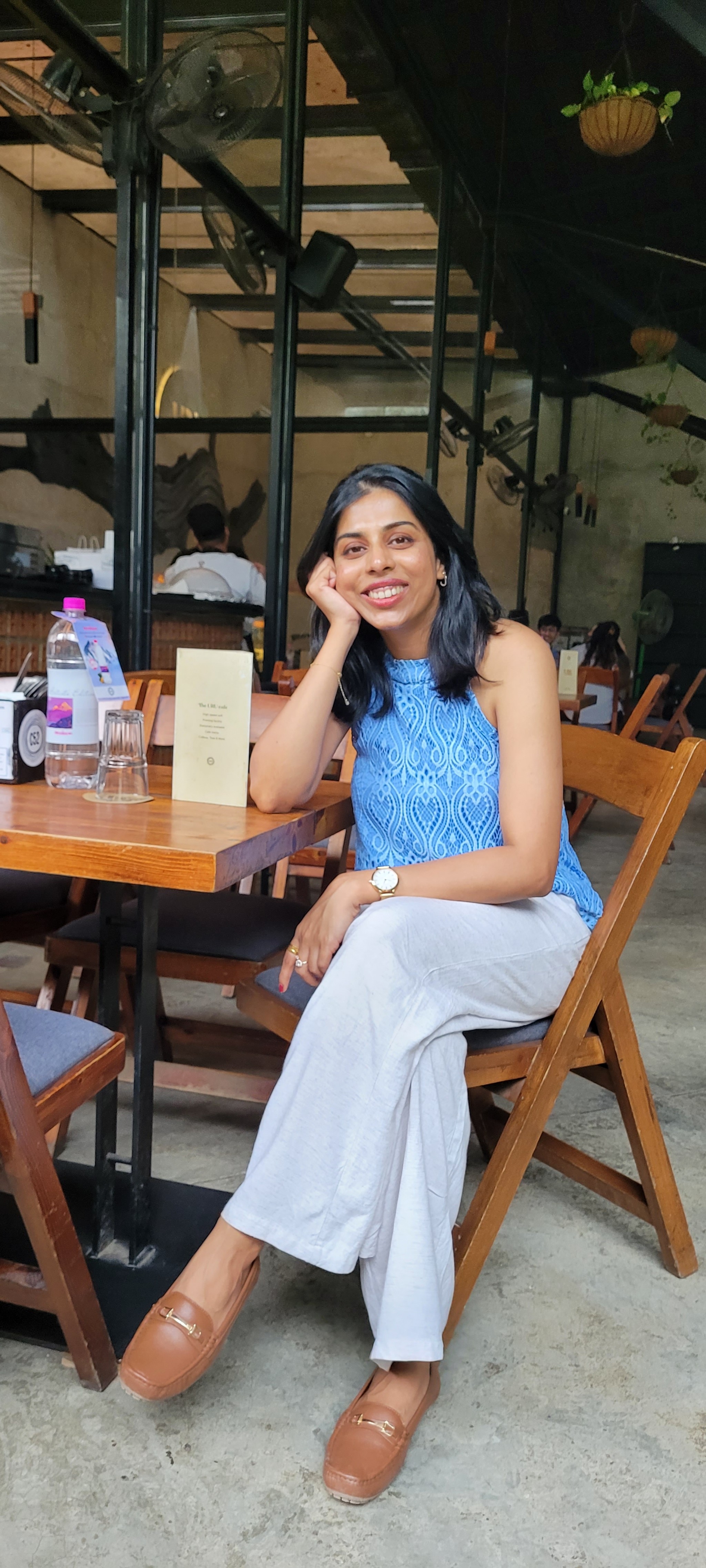 a person wearing a baseball cap