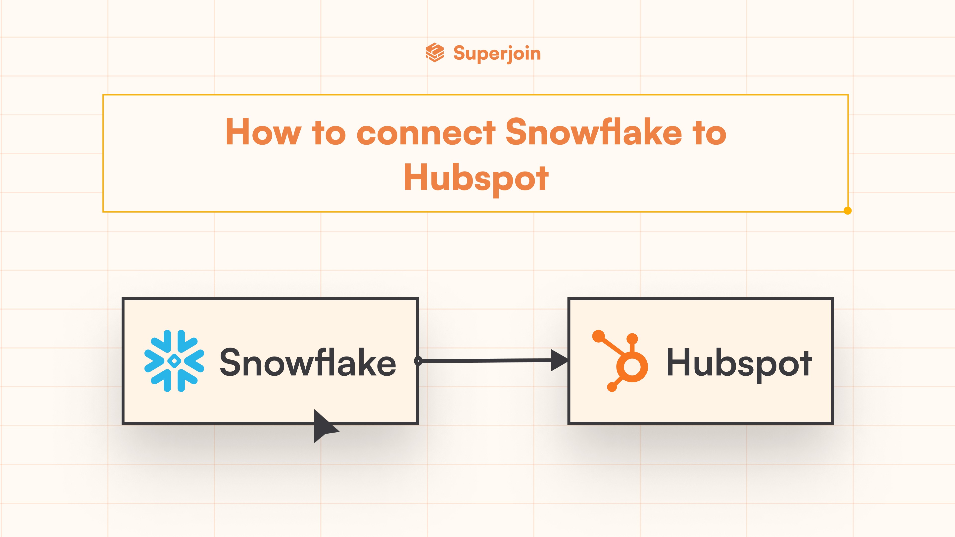 Connect Snowflake to HubSpo