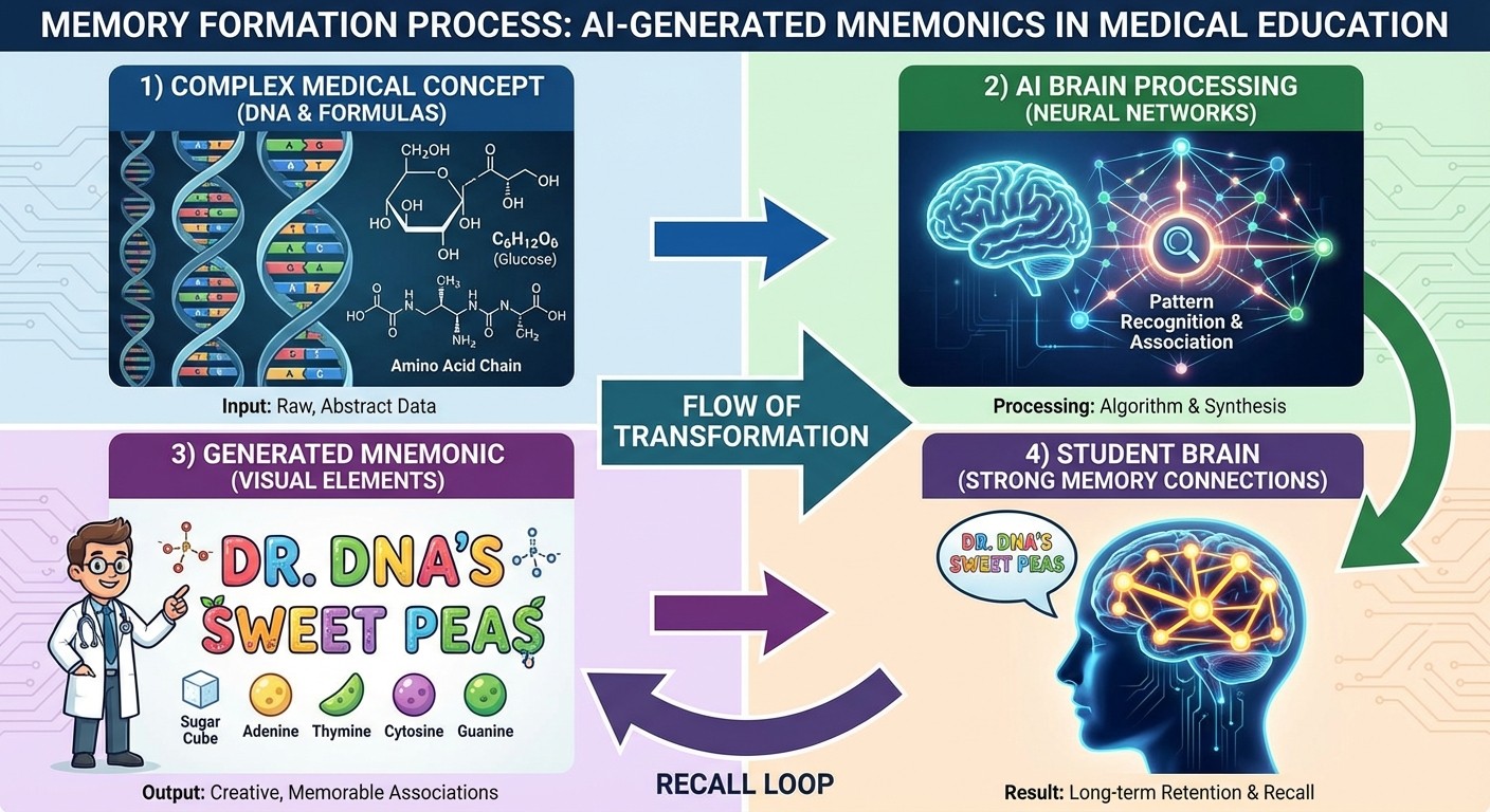 How AI generates personalized medical mnemonics for better memory formation