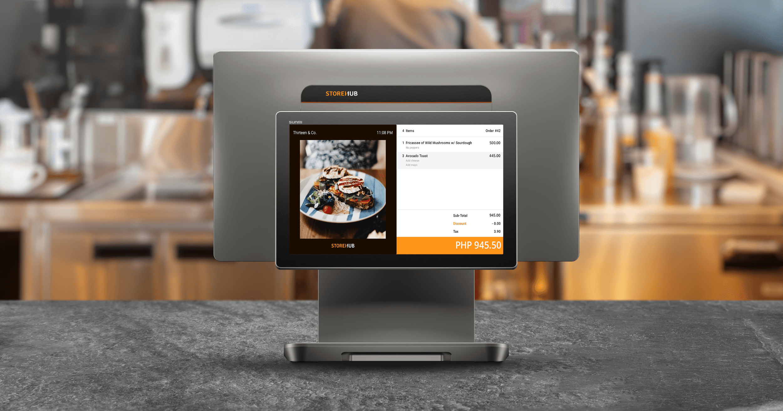 StoreHub POS system at a restaurant in Cebu