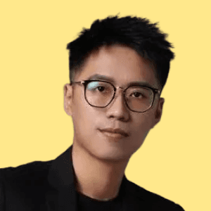 man in black button-up shirt