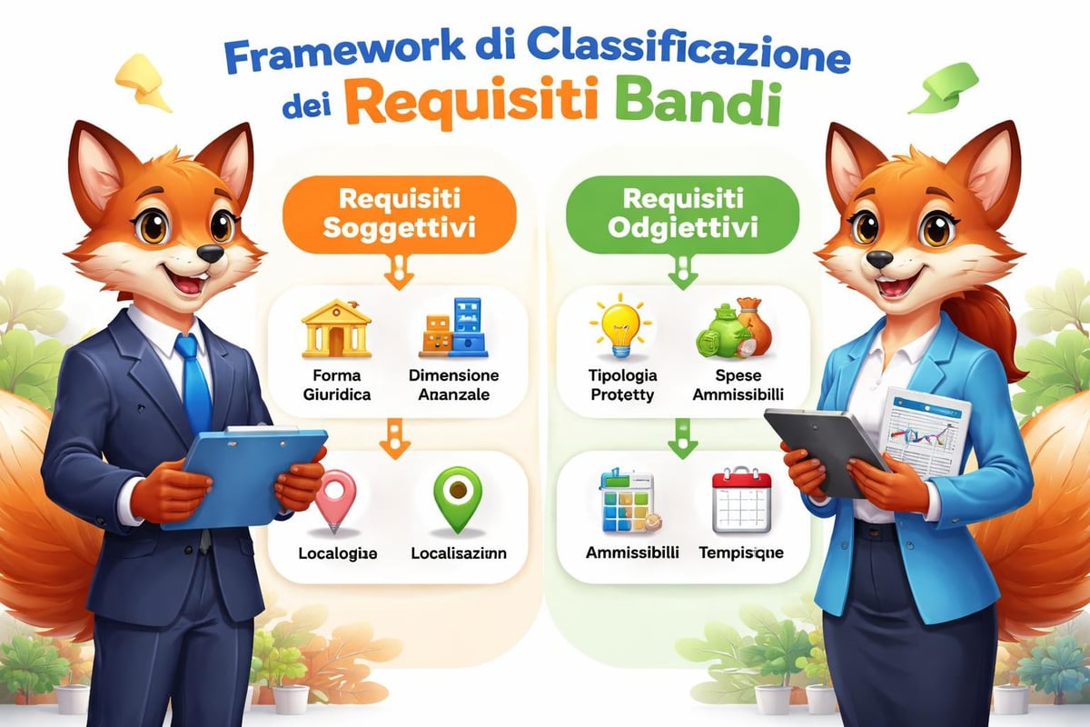 Classificazione requisiti bandi