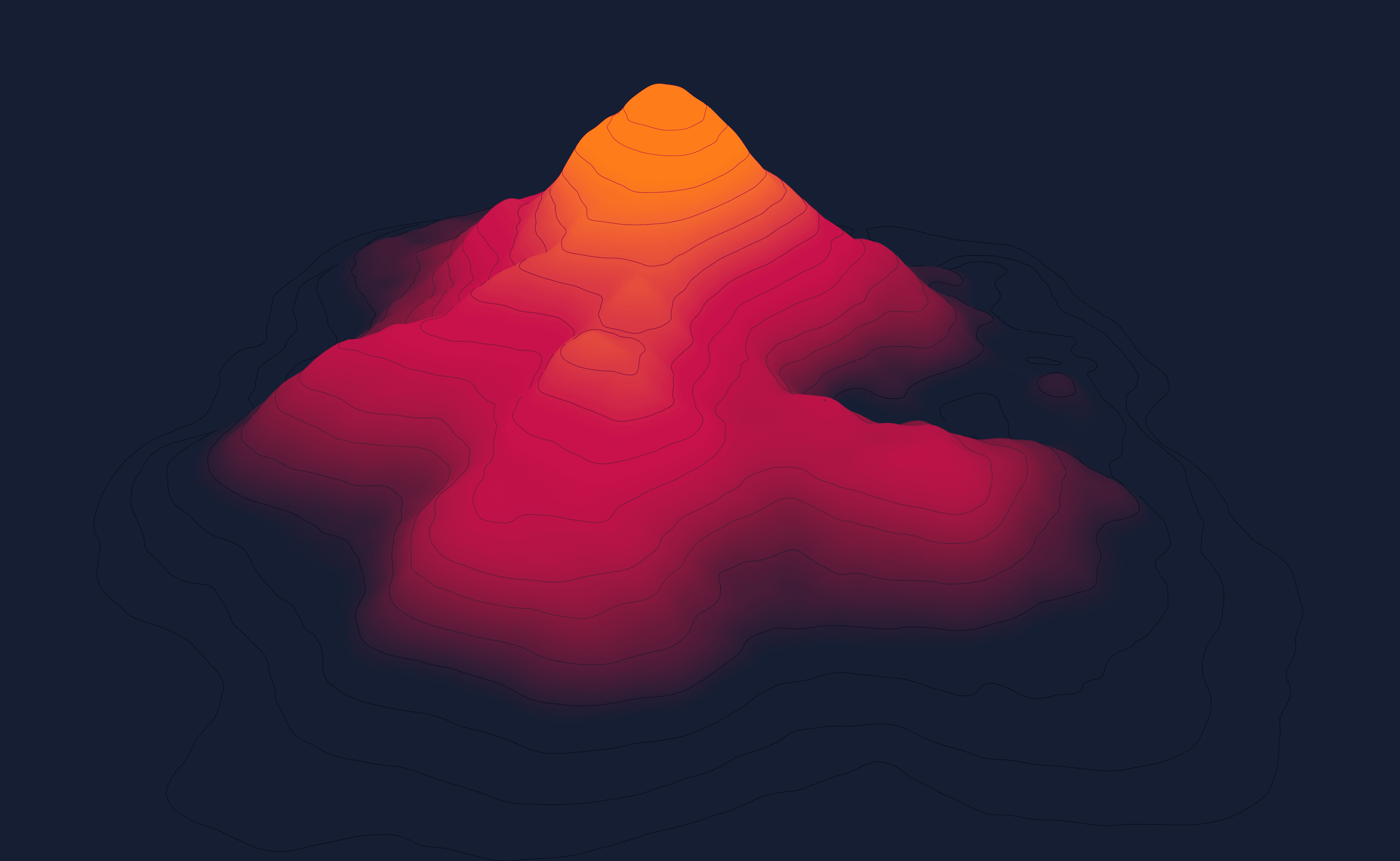 Mountain image with gradient effect